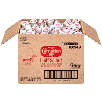 Carnation Half and Half Dairy Free Liquid Creamer, 0.3 oz., 360/Carton (NES18894)