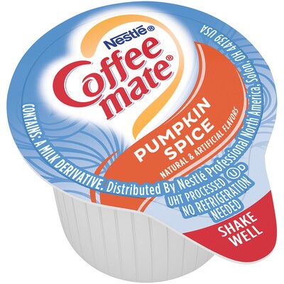 Coffee mate Pumpkin Spice Coffee Creamer, 50/Box (NES75520)