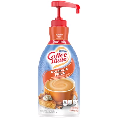 Nestle Coffee mate Pumpkin Spice Coffee Creamer, 1.5 Liter (NES31460)
