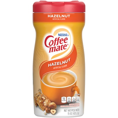 Coffee mate Hazelnut Powdered Creamer, 15 Oz. (NES12345)