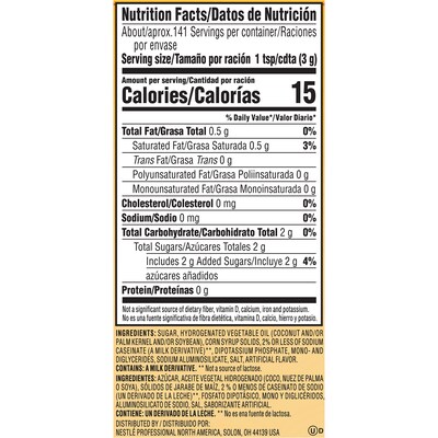 Coffee-mate Hazelnut Powdered Creamer, 15 Oz. (NES12345)