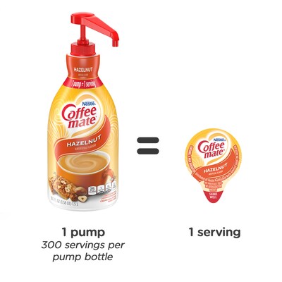Coffee-mate Hazelnut Liquid Creamer, 50.7 oz. (NES47862)