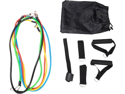 Mind Reader Assorted-Color Resistance Band Set, 47.75 (RBANDSET11-ASST)
