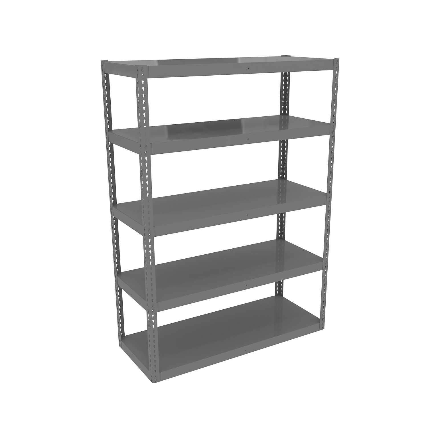 Tennsco Z-Line Die Rack 5-Shelf Steel Shelving Unit, 60, Medium Gray (RXHS-602484)