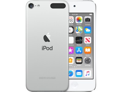 Apple iPod Touch, 7th Generation, WiFi, 32GB, Silver (MVHV2LL/A)