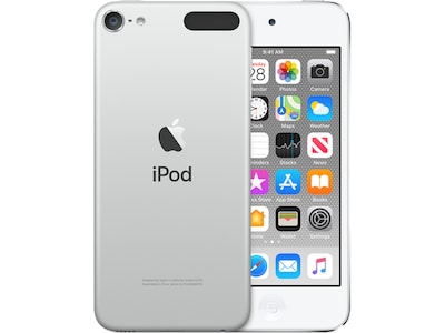 Apple iPod Touch, 7th Generation, WiFi, 128GB, Silver, (MVJ52LL/A)