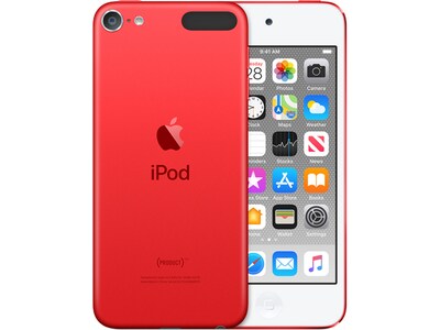 Apple iPod Touch, 7th Generation, WiFi, 128GB, Red (MVJ72LL/A)