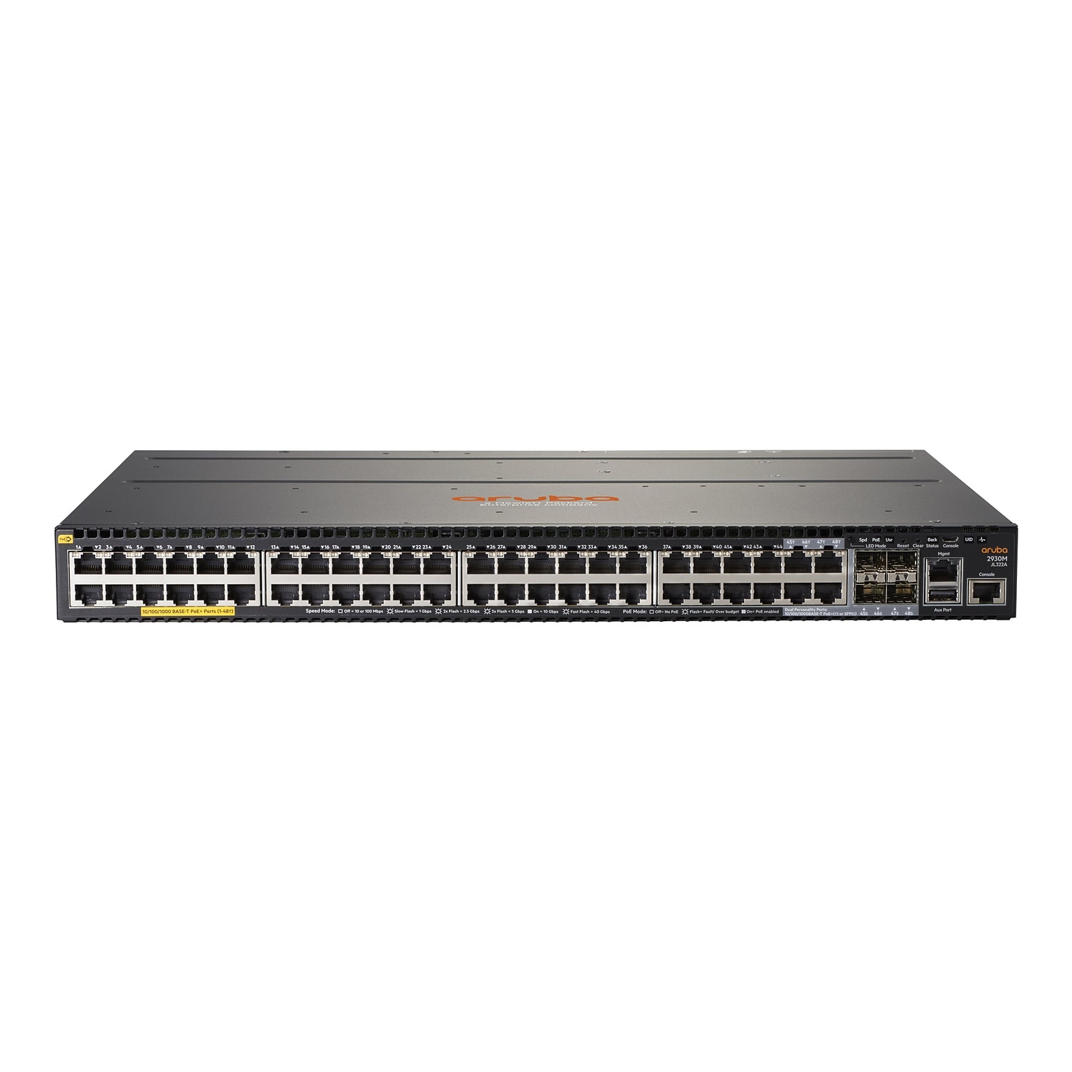 Aruba 2930M JL322A 44-Port Ethernet Rack-Mountable Switch