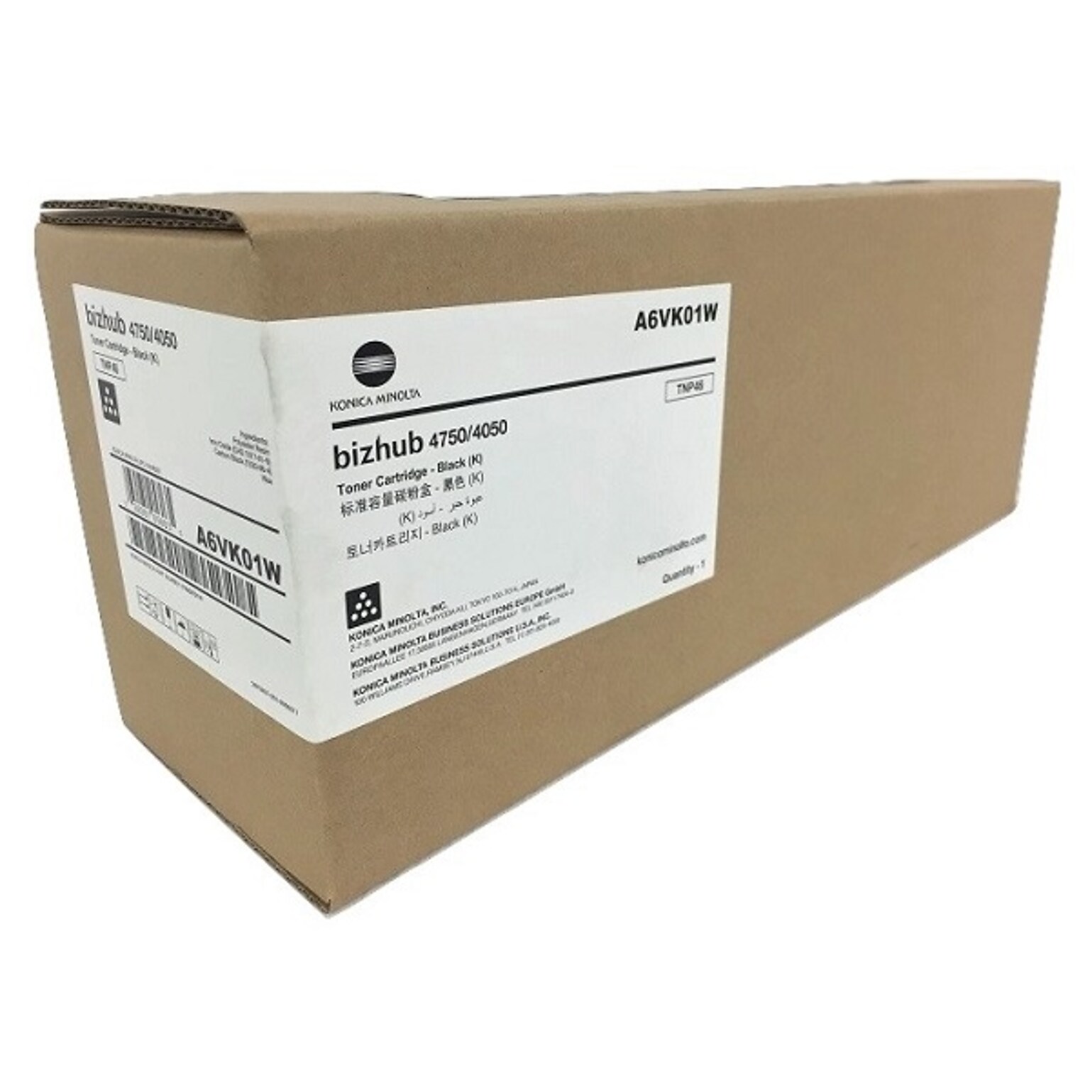 Konica Minolta TNP-46 Black Standard Yield Toner Cartridge (A6VK01W)
