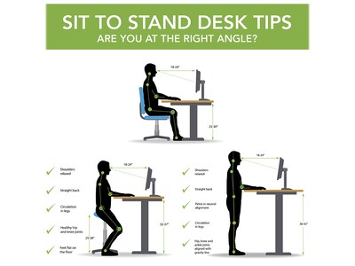 Bush Business Furniture Move 40 Series 28''-48'' Adjustable Standing Desk, Natural Maple/Cool Gray Metallic (M4S7230ACSK)
