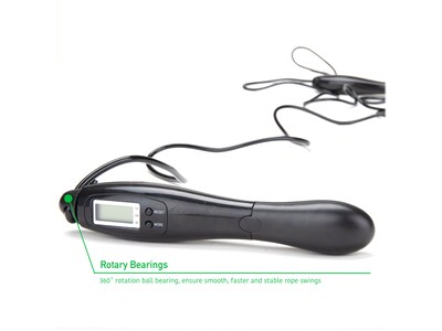 Mind Reader Black Jump Rope, 127" (DIGIROPE-BLK)