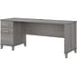Bush Furniture Somerset 72"W Office Desk with Drawers, Platinum Gray (WC81272)