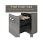 Bush Furniture Somerset 72"W Office Desk with Drawers, Platinum Gray (WC81272)