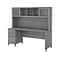 Bush Furniture Somerset 72W Office Desk with Drawers and Hutch, Platinum Gray (SET018PG)