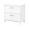 Bush Furniture Somerset 2-Drawer Lateral File Cabinet, Letter/Legal, White, 30 (WC81980)