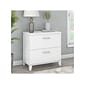 Bush Furniture Somerset 2-Drawer Lateral File Cabinet, Letter/Legal, White, 30" (WC81980)