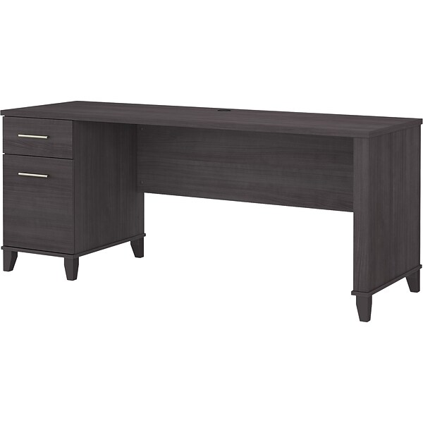 Bush Furniture Somerset 72 Office Desk, Storm Gray (WC81572)