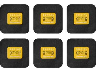 M+A Matting Sure Stride Impressions Indoor Mat, 17 x 17 Case of 6 (3074868-442801717907)