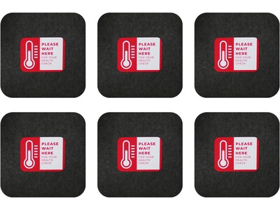 M+A Matting Sure Stride Impressions Indoor Mat, 17 x 17 Case of 6 (3074865-442801717907)
