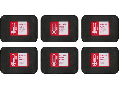 M+A Matting Sure Stride Impressions Indoor Mat, 23.5 x 17 Case of 6 (3074870-442801724907)