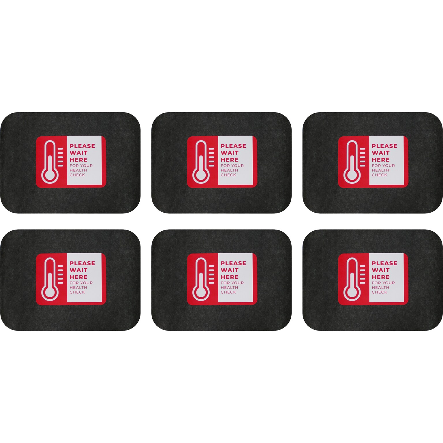 M+A Matting Sure Stride Impressions Indoor Mat, 23.5 x 17 Case of 6 (3074870-442801724907)
