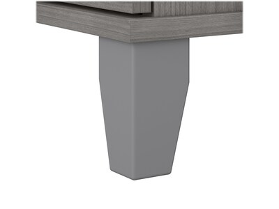 Bush Furniture Somerset 60"W Office Desk with Drawers, Platinum Gray (WC81228K)