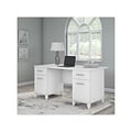 Bush Furniture Somerset 60W Office Desk with Drawers, White (WC81928K)