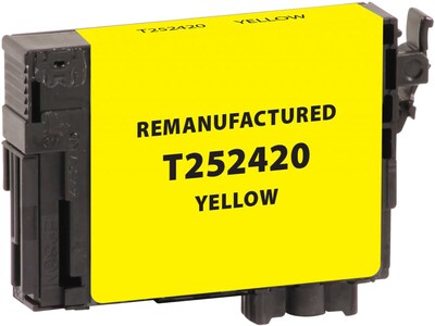 Clover Imaging Group Remanufactured Yellow Standard Yield Ink Cartridge Replacement for Epson T252 (T252420)