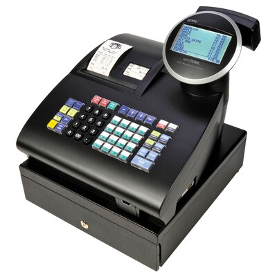 Royal Consumer Alpha ROY69163Y 7000ml Cash Register, Black