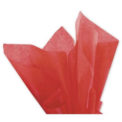 Bags & Bows Tissue Paper Tissue Paper, Red, 480/Pack (11-01-45)