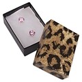 Bags & Bows 2 7/16 x 1 5/8 x 13/16 Jewelry Boxes, Leopard, 100/Carton (52-020101-2511)