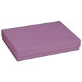 Bags & Bows 5 7/16 x 3 1/2 x 1 Jewelry Boxes, Purple, 100/Pack (52-050301-14)