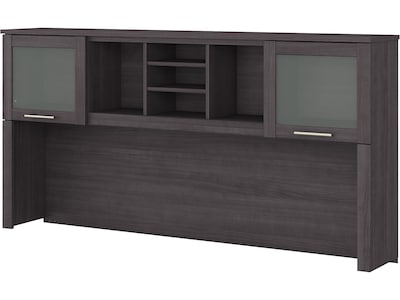 Bush Furniture Somerset 72W Desktop Hutch, Storm Gray (WC81511)