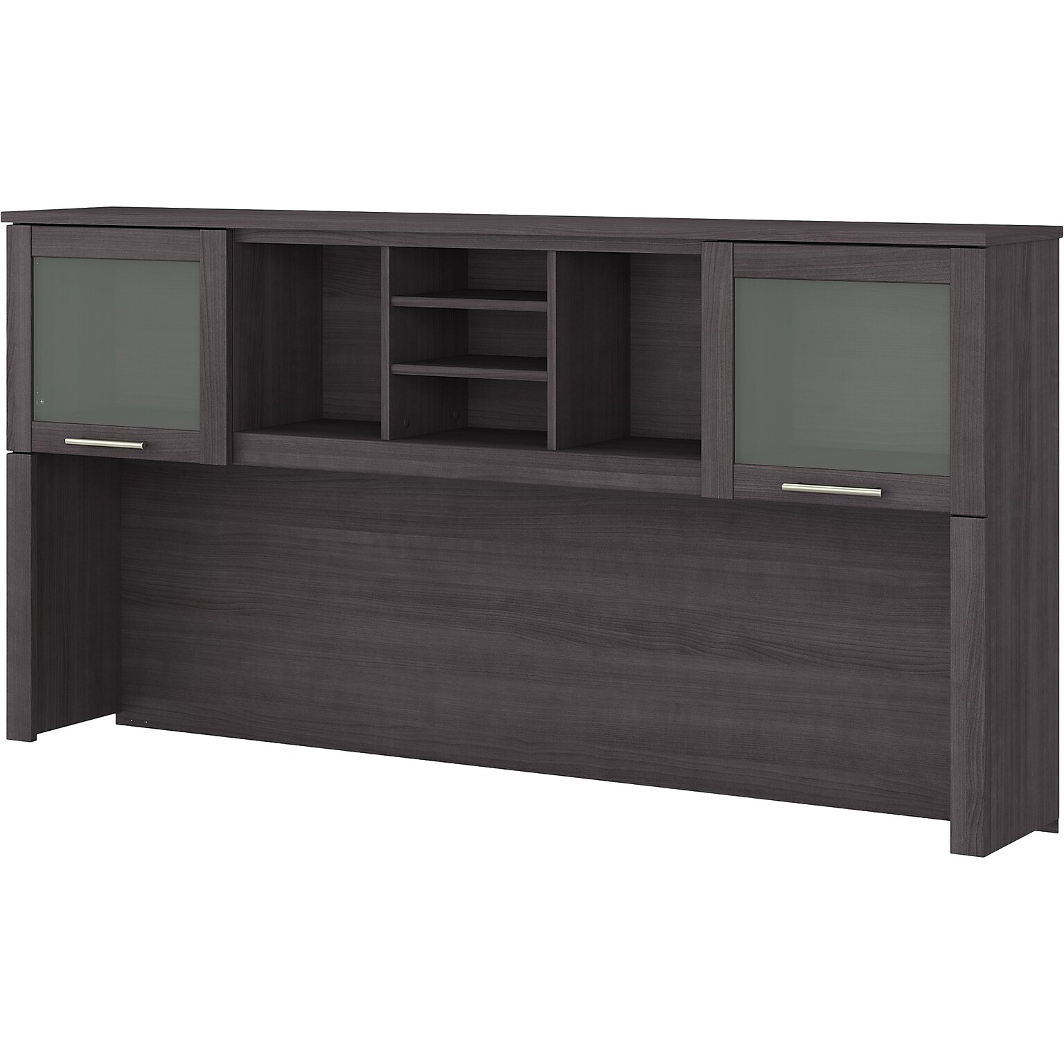 Bush Furniture Somerset 72W Desktop Hutch, Storm Gray (WC81511)