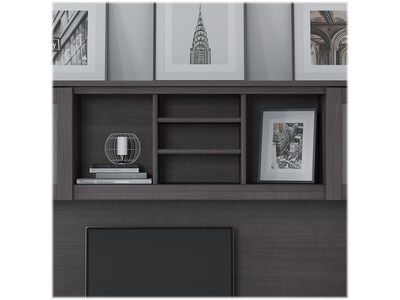 Bush Furniture Somerset 72"W Desktop Hutch, Storm Gray (WC81511)