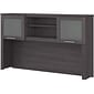 Bush Furniture Somerset 60"W Desktop Hutch, Storm Gray (WC81531)