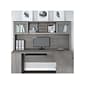 Bush Furniture Somerset 72 "W Desktop Hutch, Platinum Gray (WC81211)