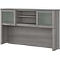 Bush Furniture Somerset 60"W Desktop Hutch, Platinum Gray (WC81231)