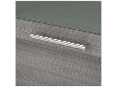 Bush Furniture Somerset 60"W Desktop Hutch, Platinum Gray (WC81231)