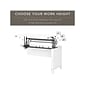 Bush Furniture Somerset 72"W 3 Position Sit to Stand L Shaped Desk with Hutch, White (SET015WH)