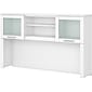 Bush Furniture Somerset 60"W Desktop Hutch, White (WC81931)