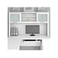 Bush Furniture Somerset 60"W Desktop Hutch, White (WC81931)