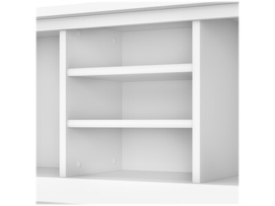 Bush Furniture Somerset 72"W Desktop Hutch, White (WC81911)