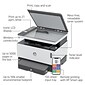 HP Neverstop 1202w Wireless Black & White All-in-One Laser Cartridge-Free Tank Printer (5HG92A)