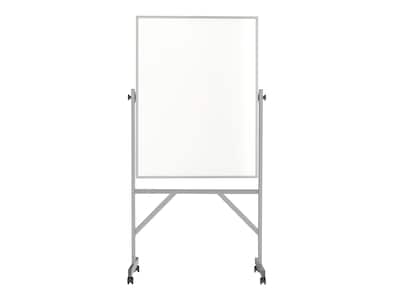 Ghent Steel Mobile Dry-Erase Whiteboard, Aluminum Frame, 4 x 3 (ARMM43)