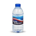 Custom Water Bottle Label, 2 3/8 x 9  Rectangle, Full Color, 1-Sided