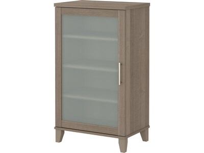 Bush Furniture Somerset Media Storage Cabinet, Ash Gray (AD81640)