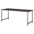 Bush Business Furniture 400 Series 72W Table Desk with Metal Legs, Storm Gray (400S145SG)