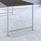 Bush Business Furniture 400 Series 72"W Table Desk with Metal Legs, Storm Gray (400S145SG)