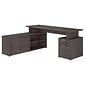 Bush Business Furniture Jamestown 71W L-Shaped Desk with Drawers, Storm Gray (JTN009SGSU)